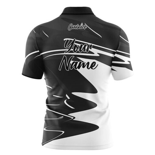 CoolWick Elite Black Pinnacle Sash Zip Jersey - Image 2