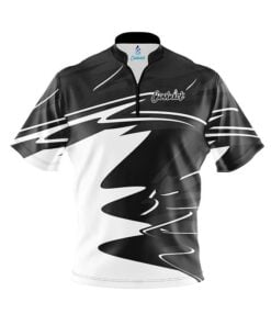CoolWick Elite Black Pinnacle Sash Zip Jersey