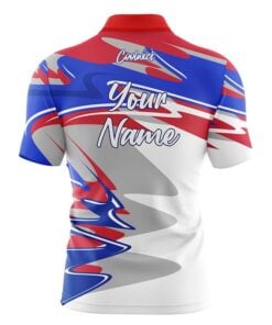 Alternative view of CoolWick Elite RWB Pinnacle Sash Zip Jersey