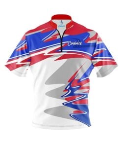 CoolWick Elite RWB Pinnacle Sash Zip Jersey