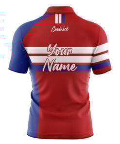 Alternative view of CoolWick Elite RWB Expo Sash Zip Jersey