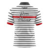 CoolWick Elite Red Stripe White Sash Zip Jersey - Image 2
