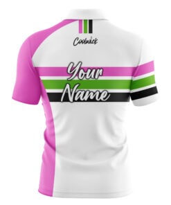 Alternative view of CoolWick Elite Expo White Pink Sash Zip Jersey