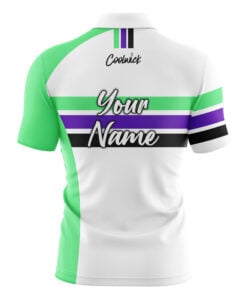 Alternative view of CoolWick Elite Expo Mint Purple Sash Zip Jersey