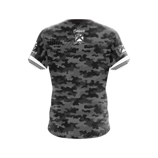 KR Strikeforce Aviator Grey Camo CoolWick Bowling Jersey - Image 2