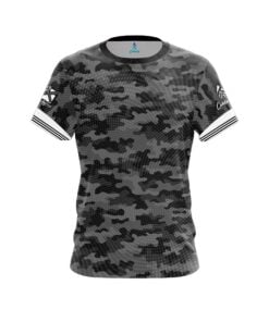 KR Strikeforce Aviator Grey Camo CoolWick Bowling Jersey