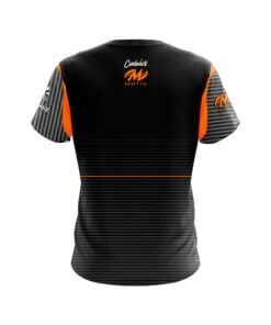 Alternative view of Motiv Impact Orange Carbon CoolWick Bowling Jersey