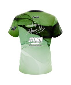 Alternative view of Storm Hope Gramly Olive Marble CoolWick Bowling Jersey