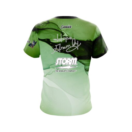 Storm Hope Gramly Olive Marble CoolWick Bowling Jersey - Image 2