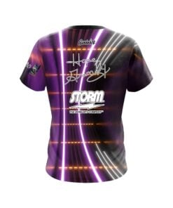 Alternative view of Storm Hope Gramly Purple Vortex CoolWick Bowling Jersey