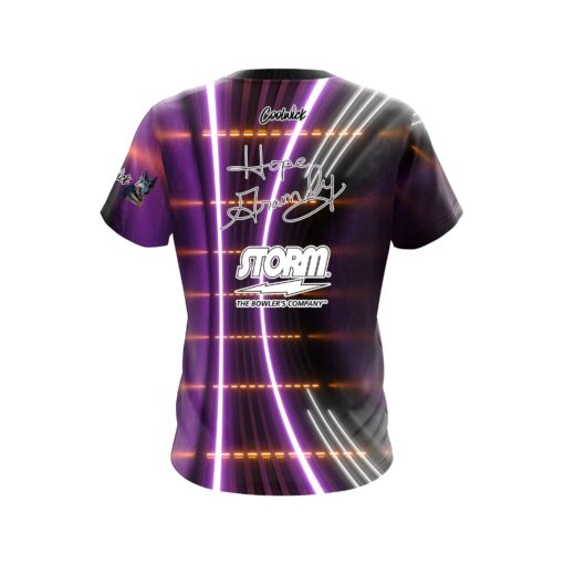 Storm Hope Gramly Purple Vortex CoolWick Bowling Jersey - Image 2