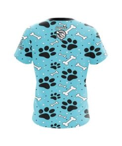 Alternative view of 12Bagger Paws and Bones CoolWick Bowling Jersey