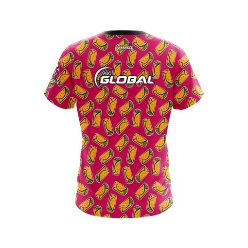 900 Global Burrito Love CoolWick Bowling Jersey - Image 2