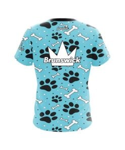 Alternative view of Brunswick Paws and Bones CoolWick Bowling Jersey