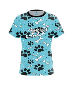 Columbia 300 Paws and Bones CoolWick Bowling Jersey