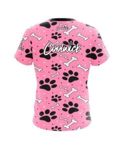 Alternative view of Signature Pink Paws and Bones CoolWick Bowling Jersey