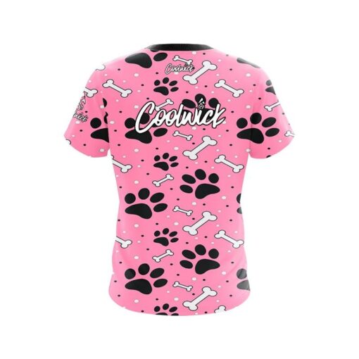 Signature Pink Paws and Bones CoolWick Bowling Jersey - Image 2