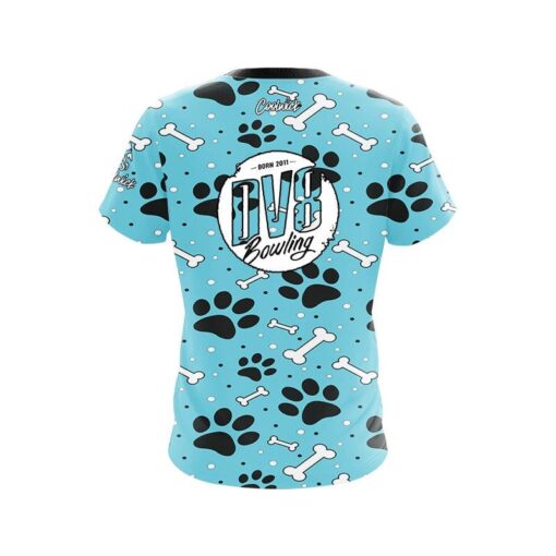 DV8 Paws and Bones CoolWick Bowling Jersey - Image 2