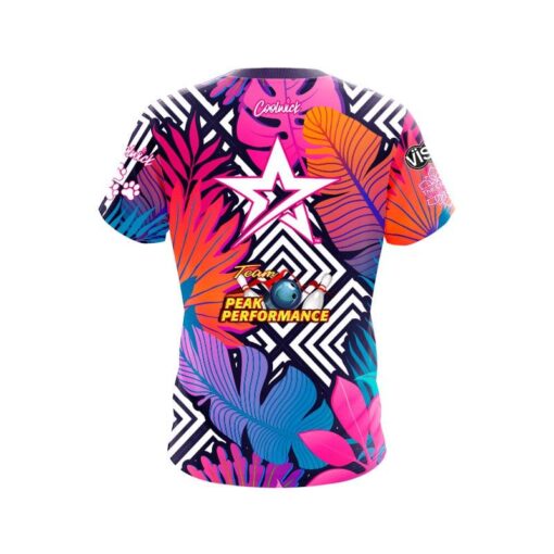 Roto Grip Melissa Riccardi Exotic Leaves CoolWick Bowling Jersey - Image 2