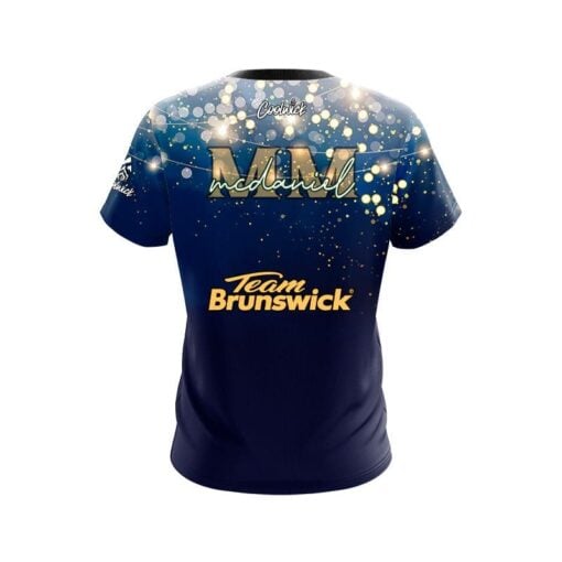 Brunswick Melanie McDaniel Fairytale Stars CoolWick Bowling Jersey - Image 2