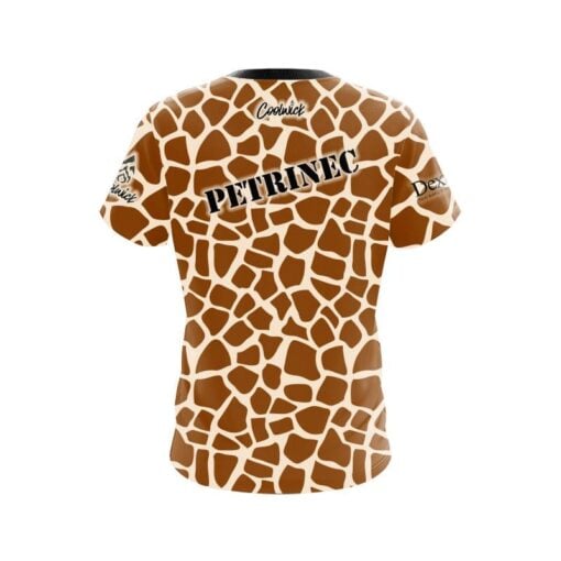 Hammer Veronica Petrinec Giraffe Print CoolWick Bowling Jersey - Image 2
