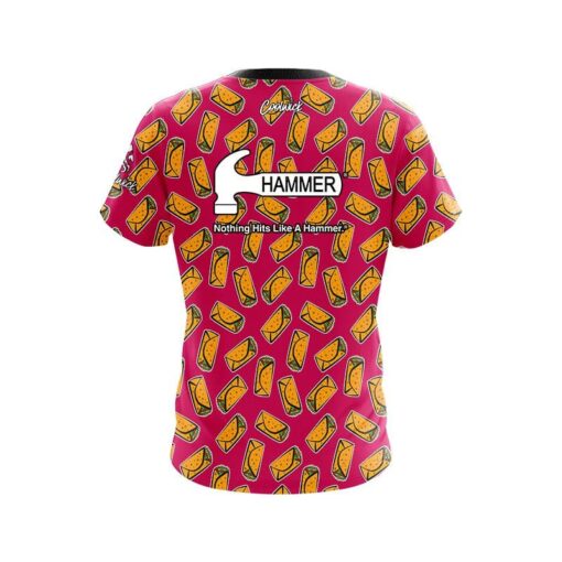 Hammer Burrito Love CoolWick Bowling Jersey - Image 2