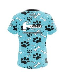 Alternative view of Hammer Paws and Bones CoolWick Bowling Jersey