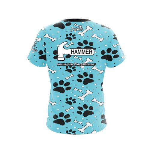 Hammer Paws and Bones CoolWick Bowling Jersey - Image 2