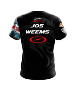 Alternative view of Storm Jos Weems Black Unicorn The Jesper Way CoolWick Bowling Jersey