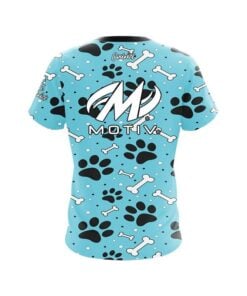 Alternative view of Motiv Paws and Bones CoolWick Bowling Jersey