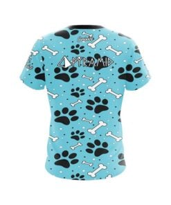 Alternative view of Pyramid Paws and Bones CoolWick Bowling Jersey