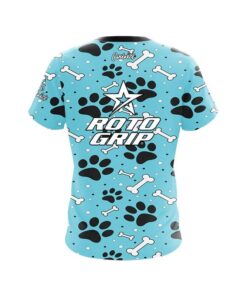 Alternative view of Roto Grip Paws and Bones CoolWick Bowling Jersey