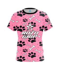 Roto Grip Pink Paws and Bones CoolWick Bowling Jersey