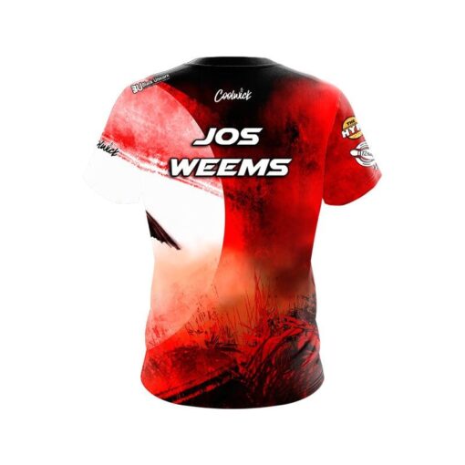 Storm Jos Weems Black Unicorn Rush CoolWick Bowling Jersey - Image 2