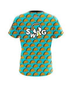 Alternative view of SWAG Taco on Tuesday's CoolWick Bowling Jersey