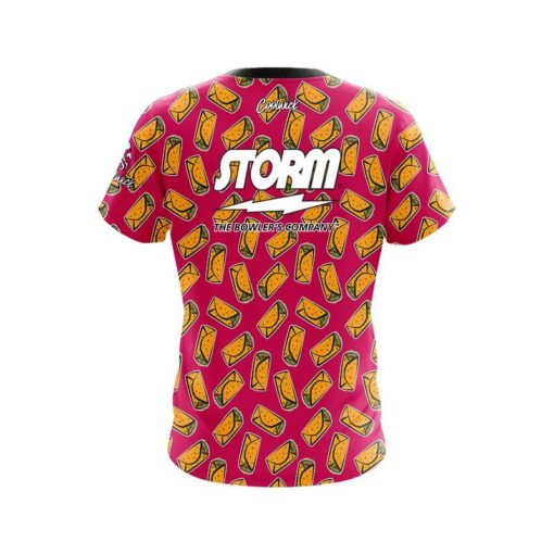 Storm Burrito Love CoolWick Bowling Jersey - Image 2