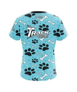 Alternative view of Track Paws and Bones CoolWick Bowling Jersey