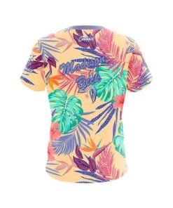 Alternative view of Brunswick Madison Beck Tropical Flowers CoolWick Bowling Jersey