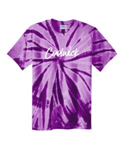 CoolWick Men's Tie Dye Bowling Tee Shirt