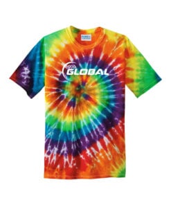 900 Global Men's Coolwick Tie Dye Bowling Tee Shirt