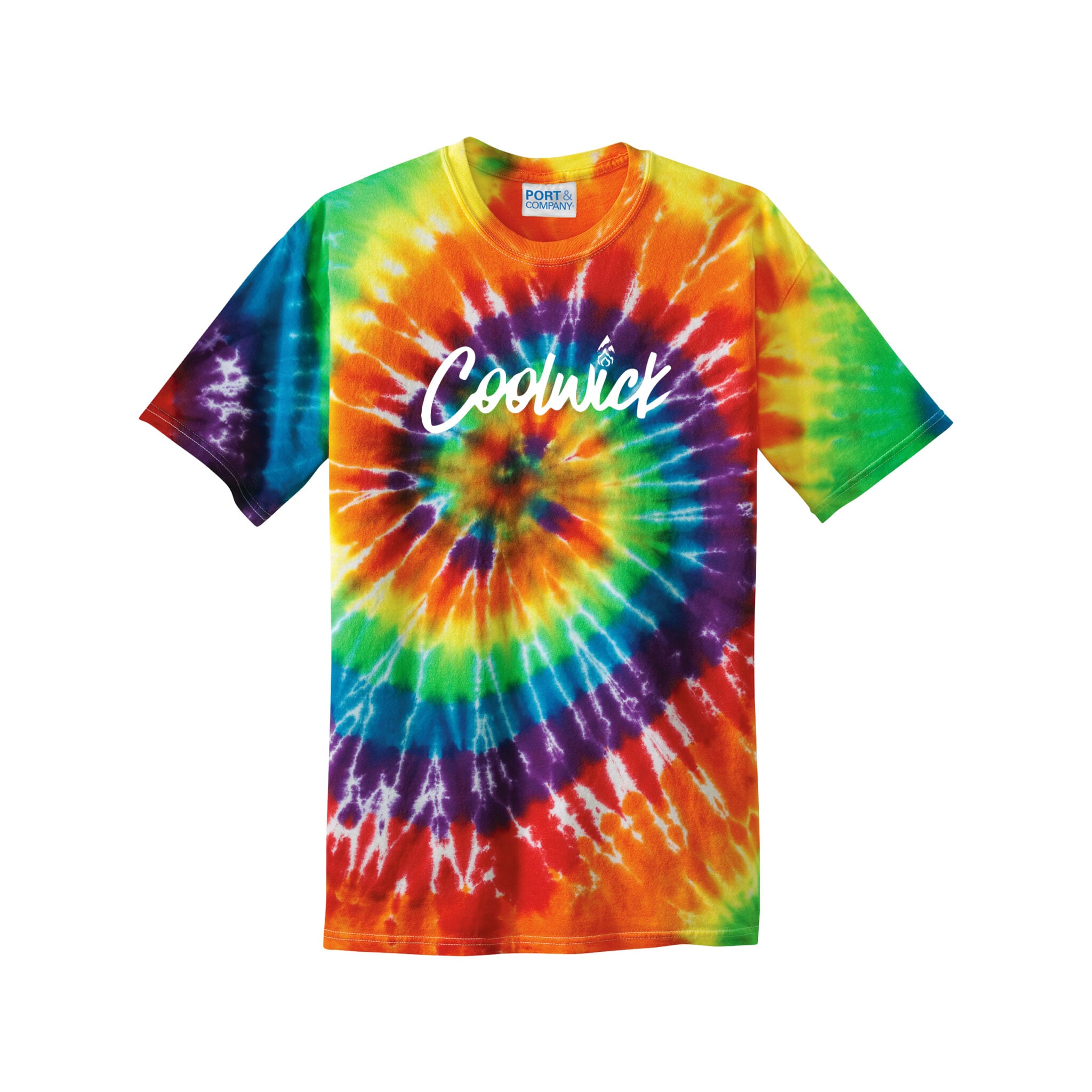 CoolWick Men's Tie Dye Bowling T-Shirt