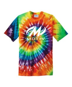 Motiv Men's Tie Dye CoolWick Bowling T-Shirt
