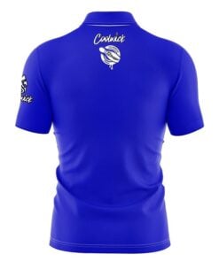 Alternative view of 12Bagger Blue Fast Track CoolWick Bowling Jersey