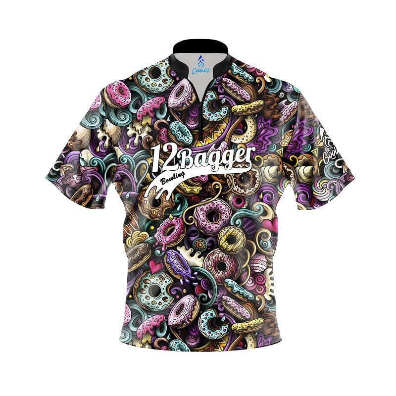 12Bagger Doughnut Fast Track CoolWick Bowling Jersey