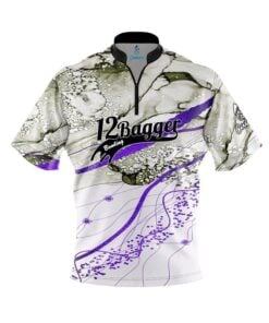 12Bagger Purple Granite Fast Track CoolWick Bowling Jersey