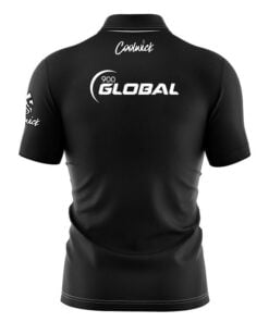 Alternative view of 900 Global Black Fast Track CoolWick Bowling Jersey