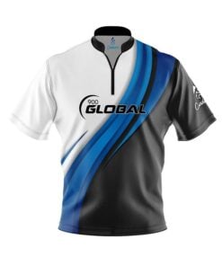 900 Global Blue Flutter Fast Track CoolWick Bowling Jersey
