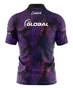 Alternative view of 900 Global Purple Jungle Fast Track CoolWick Bowling Jersey