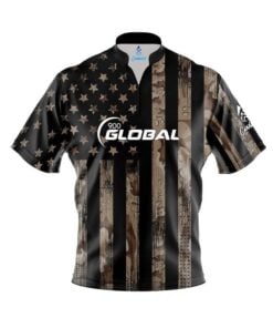 900 Global Desert Camo Flag Fast Track CoolWick Bowling Jersey
