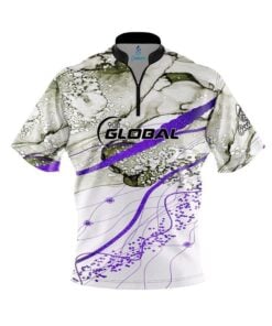 900 Global Purple Granite Fast Track CoolWick Bowling Jersey